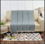 Diamond Cotton Woven Sofa Throws - Image 2