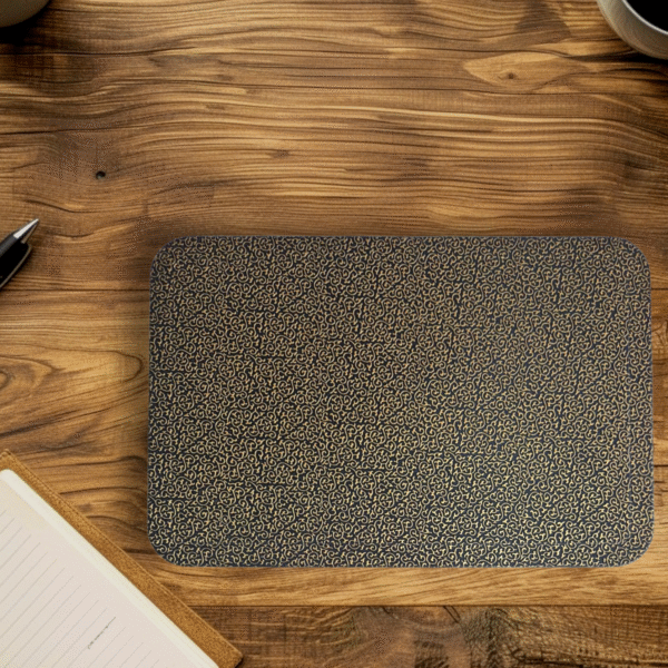 Floral Leather Table Mat