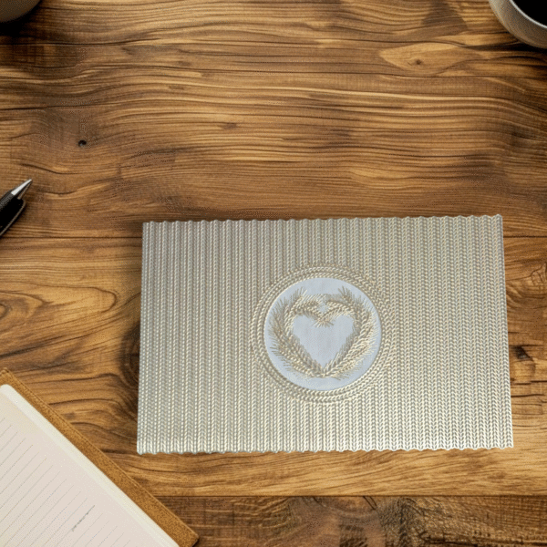 Gold Pvc Table Mat Set