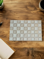 Gold Jaal Pvc Anti Skid Table Mat Set