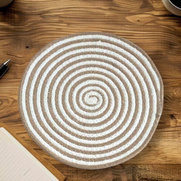 Swirl Jute Table Mat