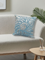 Cyclone Blue Cushion Cover