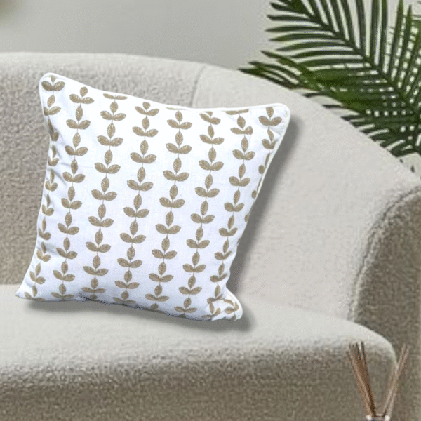 Diya Embroidery Cushion Cover