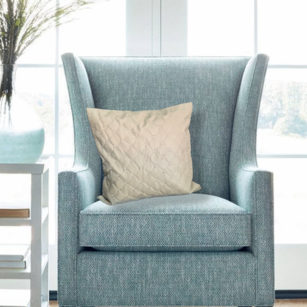 leather Embroidery Cushion Cover