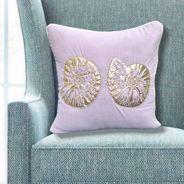 Shell Velvet Cushion Cover