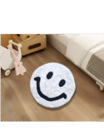 Smiley Hand Tufted Doormat