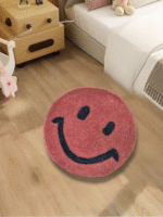 Smiley Hand Tufted Doormat - Image 2